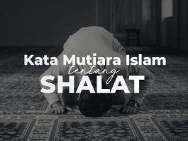 kata mutiara islam tentang shalat