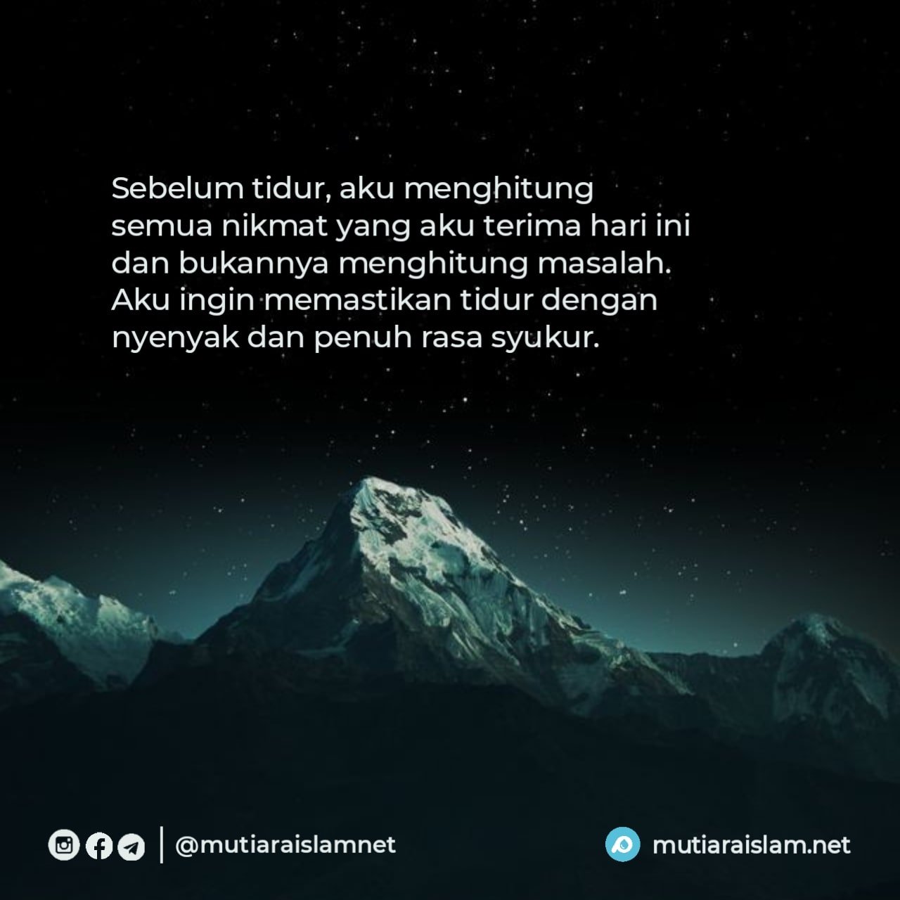 26+ Kata Islami Malam Hari Menjelang Tidur, Indah dan Menggugah