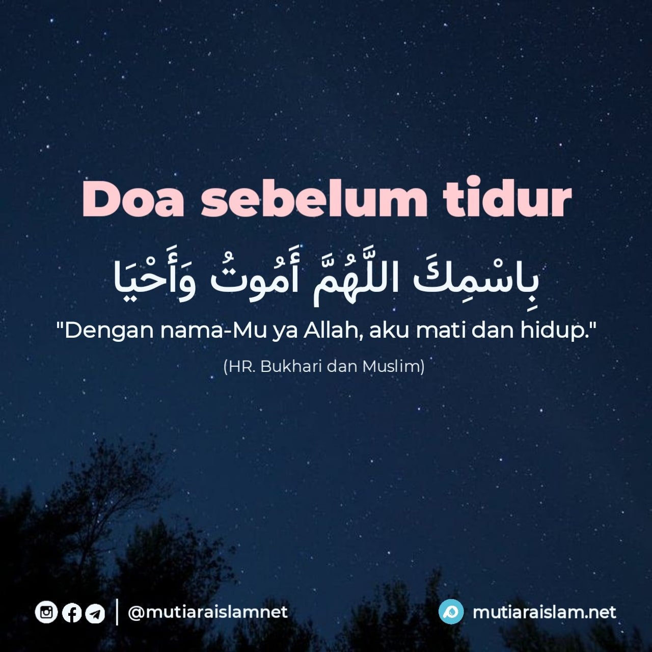 26+ Kata Islami Malam Hari Menjelang Tidur, Indah dan Menggugah